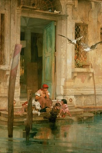 Tableau Venise Marcus Stone 60x90cm pour habiller un mur vide avec une toile d'art chic