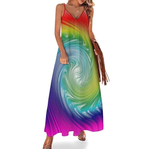 Robe longue d'été sans manches Vortex pour vos journées décontractées à la plage