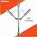 KickFun Universal Lug Wrench (17mm, 19mm, 21mm & 23mm) Wheel Brace for Car Wheel Nut Wrench Labor Saving Removel Tyre Wrench (14'')