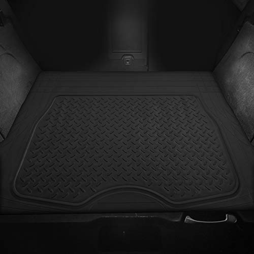 Image of FH Group ClimaProof Universal Cargo Mat - All-Weather, Trimmable Trunk Mat (48 inch W x 32 inch D) - Fits Most Cars, SUVs & Trucks - Black