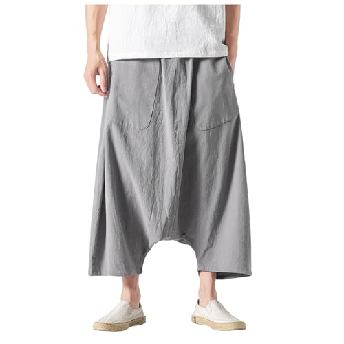 Pantalon de jogging pour homme sarouel court respirant pour yoga
