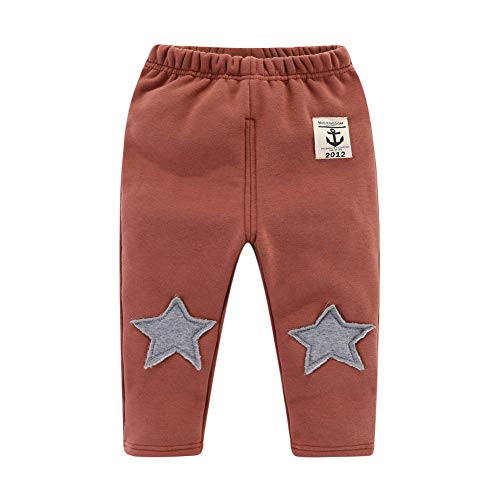 Pantalon en toison garçon coupe ajustée idéal pour l'école et le parc