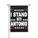 12x18 Inch Antonio Villaraigosa for Governor Flag Support Antonio Villaraigosa Garden Flags Double Sided Burlap Yard Signs Decor