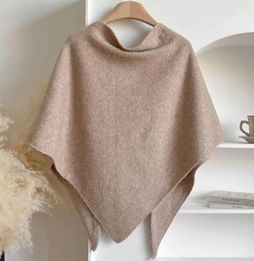 2025 New Pashmina Wraps for Women, Women's Elegant Shawl Wraps, Soft Open Front Poncho Sweater for Spring Fall Winter4