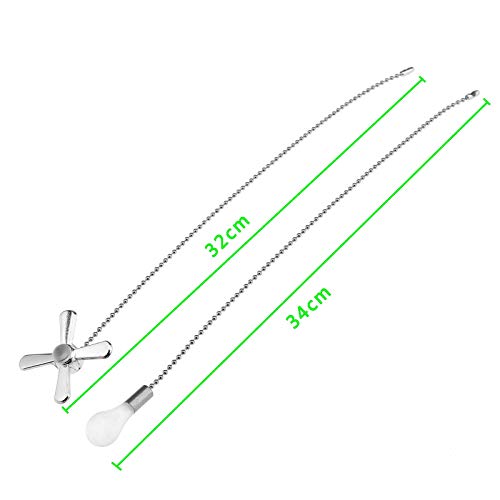 Yinettech - Coppia di ciondoli ventilatori da