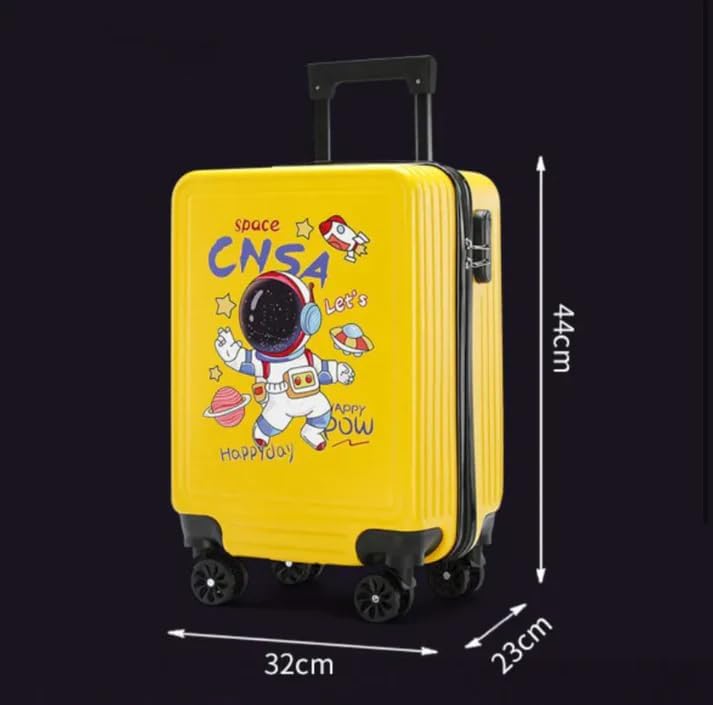 Image of Winnies 20 Inch Kids Suitcase with 8 Wheel Travel Trolley Bag (4 Day Trip)