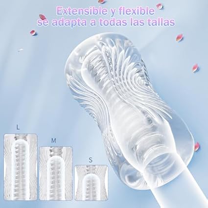 Masturbádores Masculino Real Juguetes Sexuales Pareja - Juguetes Eróticos Masturbador para Hombres Sexuale de Silicona Sex Toys para Sexo Juguete Adultos con 3D Vagina, Anal Coños de Bolsillo