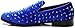 SPK16 Men's Vintage Spike Dress Loafers Slip On Fashion Shoes Classic Tuxedo Dress Shoes (12, Royal Blue Solid, Numeric_12)