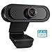 Produktbild TMEZON Webcam mit Mikrofon, Full HD 1080P Streaming Webcam für PC, Laptop, Mac, Plug-and-Play Webcam USB mit Autofokus und Weitwinkel für YouTube, Skype Videoanrufe, Lernen, Konferenz, Spielen,W05