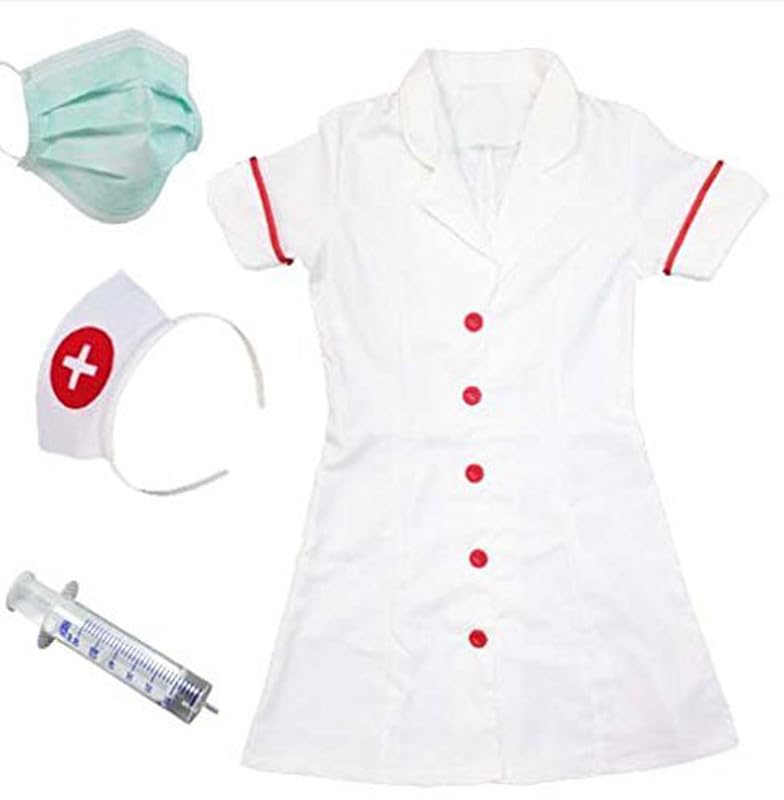 Urika Nurse Kids Costume Wear | Nurse dress, Surgical mask, injection, nurse headband, Stethoscope, Surgical Masks | 7-8 Years (B0D819DT3Q) Amazon Price History, Amazon Price Tracker