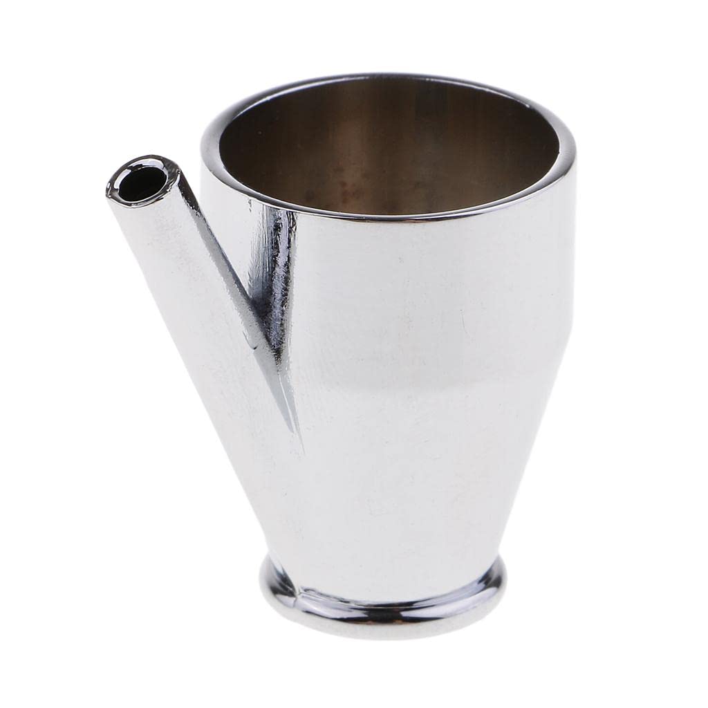 F Fityle 5ml Metal Cup for Spray Double Siphon Cup Feeding Spray Model