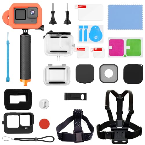 Funda impermeable GoPro Hero 13 y silicona anticaídas para evitar roturas de lente