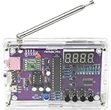 FM Radio Kits, Lötprojekte DIY Elektronik Kits FM 87-108 MHz Digitalradio Lötübungs Drahtloser Empfänger zum Lernen und Lehren Mit Acrylgehäuse