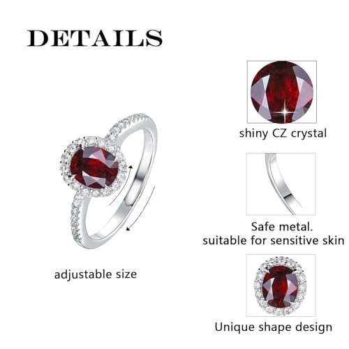 Adjustable Engagement Ring, Eternity Ring for Women,Wedding Rings,Jewelry Gift,Friendship Promise Fashion Jewelry Valentine Gifts for Women4