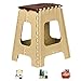 IKLOB® Store: sgabello pieghevole fino a 150 kg (colore cappuccino), sgabello da cucina 44 cm di altezza (non mancante scala per soppalli), bagno, sedia pieghevole da giardino