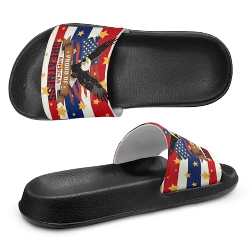 Image of Slides for Boys Girls Quick Drying Kids Slides Sandals Non-Slip