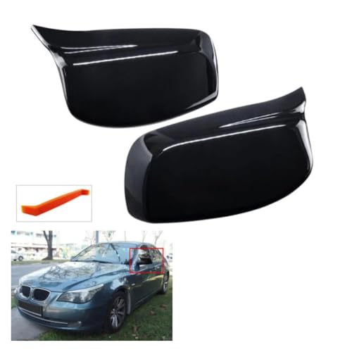 Coque miroir E60 E61 ABS robuste : protection et style pour rétro 2004-2007
