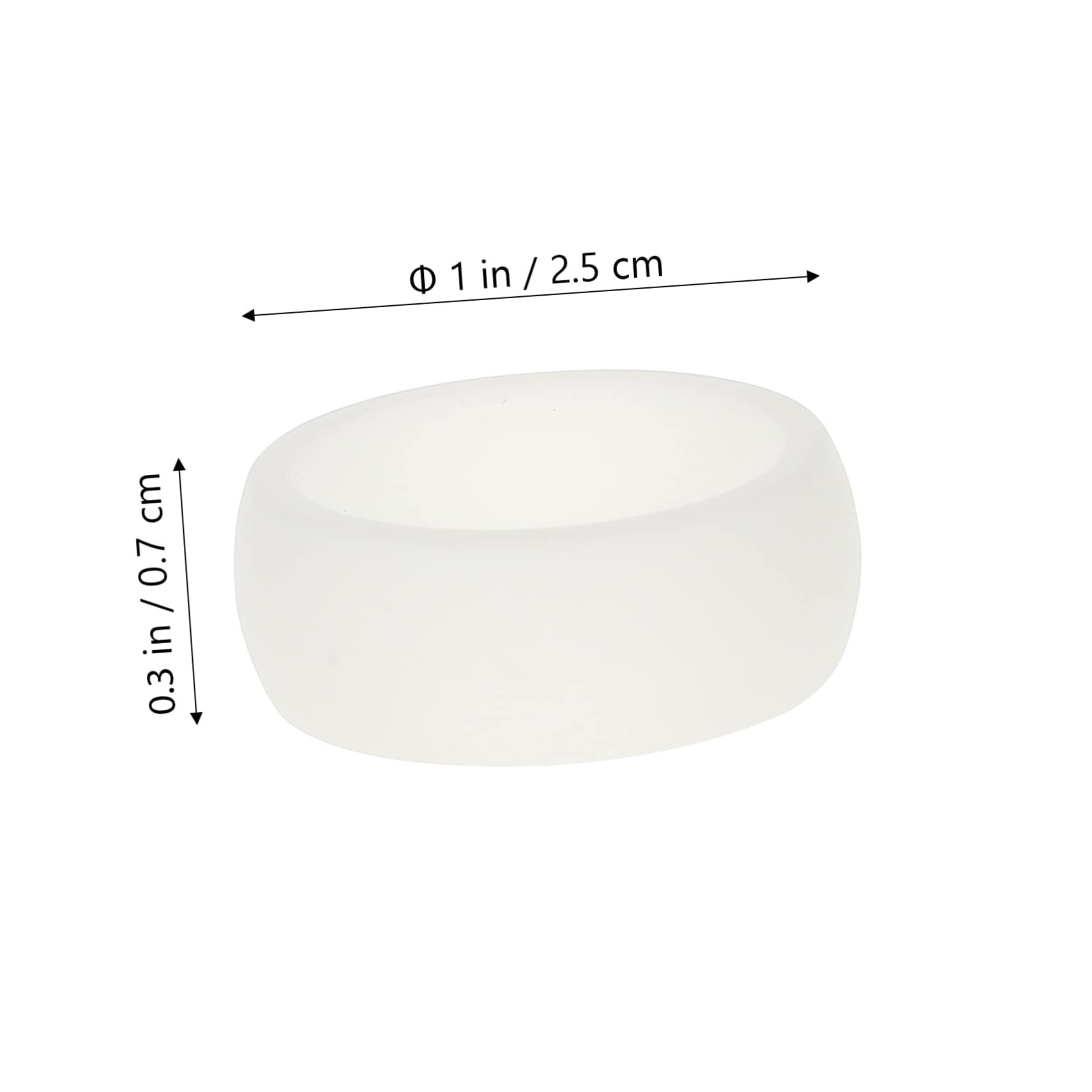 GAROZATION 8pcs Mens Sports Silicone Rings Workout Ring for Men Fitness Finger Gym Accessories Build Non-slip Odorless Latex-