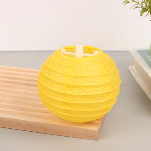 HugMiu Multicolore Chinois Papier Lanternes 10CM pour Le Mariage Événement Fête Décoration Vacances Fournitures Boule De Papier 8 Couleurs Bricolage Artisanat Lampion Suspendus Lanterne Boules