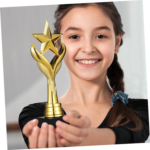 HANABASS Gold Star Award Trophy with Base, 3.9 x 3.1 x 11.3 Inch, Competition Trophy Cup for Sports, Academic, and Corporate Events by HANABASS - Image 9