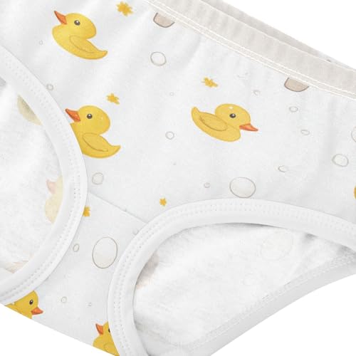 Wusikd Cute Capybara Girls' Underwear Cotton Ducks Girls Briefs Soft Toddler Underwear 2T4