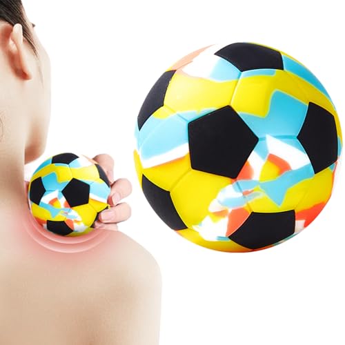XIAOXIAOYU Bola de Masaje | Mini Bola de Masaje Muscular,Equipo de Relajación de Silicona Elástica, Accesorios Fitness para Pies, Hombros, Espalda y Manos