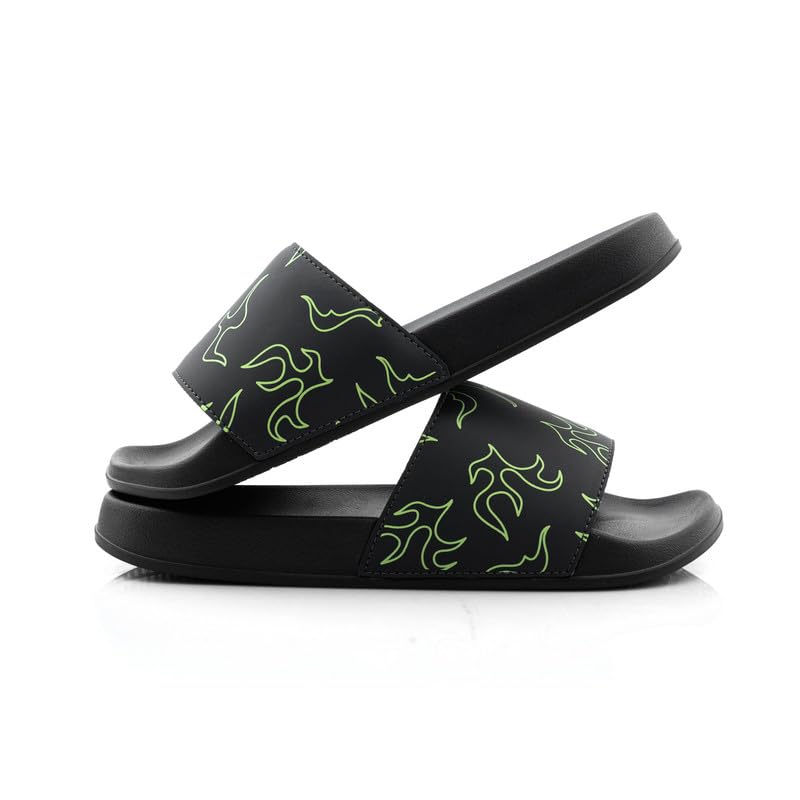 Image of ARVAN Mens Printed EVA Sliders | Lightweight Slip-On Slippers with Cushioned Sole | Casual Open-Toe Slides