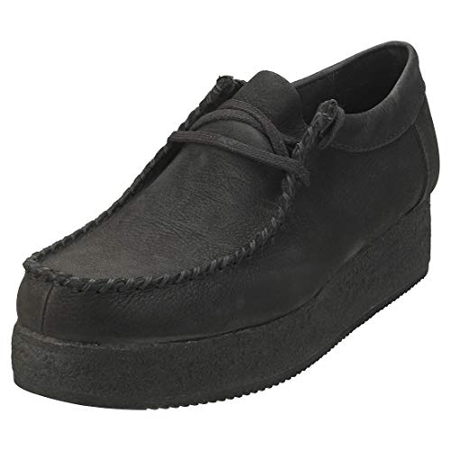 Image of Clarks Women's Black Nubuck Casual Lace up (26148632)