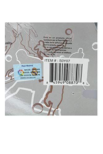 Rhinoxgroup Replacement For Real Madrid Officially Licensed Soccer Cinch Bag B3-33