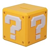 Super Mario Question Block Money Box - Officially Licensed Gift for Kids Bedroom Accessories & Decor | Paladone