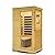 Far Infrared Sauna,1 Person Indoor Side-Opening Home Sauna Canadian Hemlock Wood Dry Sauna 1050W Carbon Heating Panels Infrared Home Spa