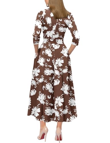 Image of Simple Flavor Women's Vintage Dress Sleeveless O-Neck Party Cocktail Dress