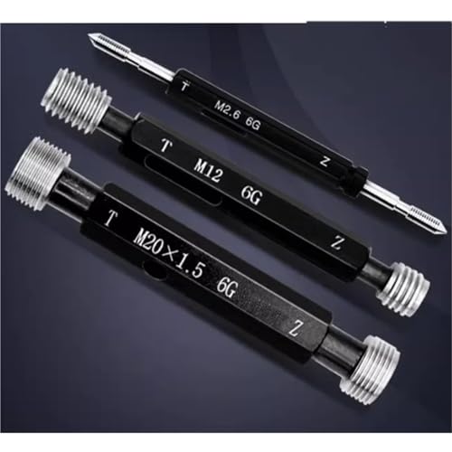 1PC Steel Mer-cury Gage Thread Gauge Tolerance 6G M0.8 M1 M1.2 M1.4 M1.6 M2 M3 M4 M5 M6 M8 M10 M12 M14 M18 - M60(M1.4X0.3 6G) miniatura 3