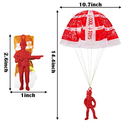image for AMENON 50 Pieces Parachute Toy for Kids Gifts Easter Party Favor Tangl