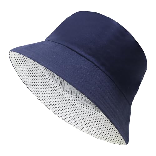 Image of NPQQUAN Bucket Hats for Men Women Packable Foldable Sun Hats for Women Beach Travel Cap