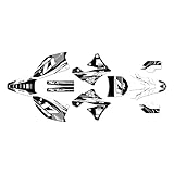Kalair GFX Graphics Kit for Kawasaki KX 250F (2009-2012) AXIS Series White 16 Mil - Dirt bike Custom Racing Graphics Decals Stickers Kit, no-plastics