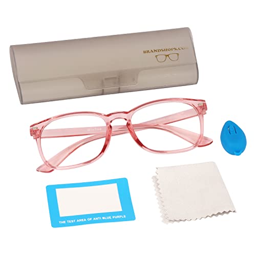 Image of Blue Light Glasses for Woman Men | 99% Blue Light Blocking Glasses | Computer Glassess | Gaming | TV Phone Screen Reader Square Frame | Anti Eyestrain & UV Glare,1 Pack
