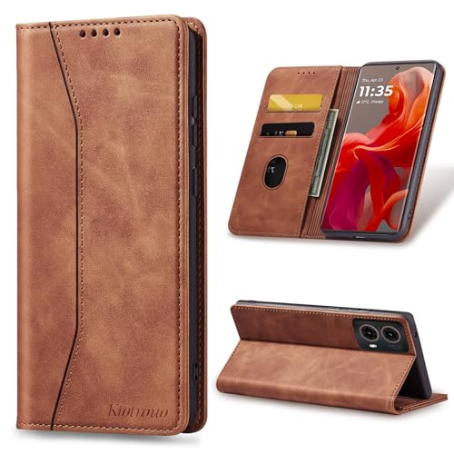 Custodia Per Motorola Moto G85 5G A Portafoglio In Pelle PU – Cover Flip Con 3 Slot Per Schede, Chiusura Magnetica E Supporto Antiurto - 5