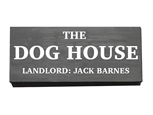 Personalised Wooden The Dog House Sign | Man Cave Sign | Man Shed | Garage | Gift | Plaque | Funny Gift
