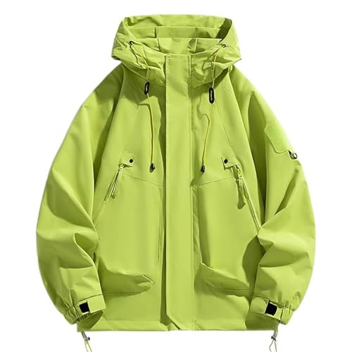 Manteau montagne homme imperméable pour travailler sous la pluie fine noir