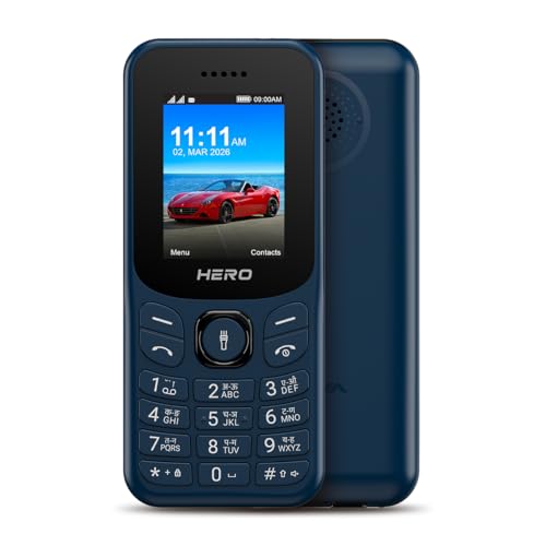 Lava Hero Shakti 2026 Dual Sim Keypad Mobile Phone (with Vibration Alert) | 1.8