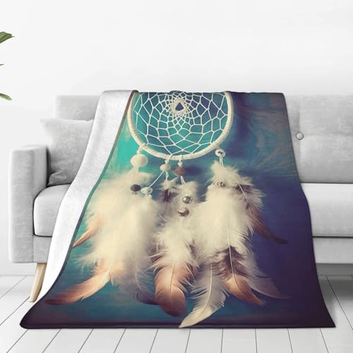 Couverture micro polaire chaude pour lit et canapé, style attrape-rêves - 2