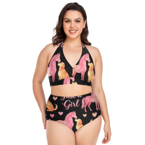 Maillot de bain contrôle du ventre deux pièces pour un galbe parfait en grande taille