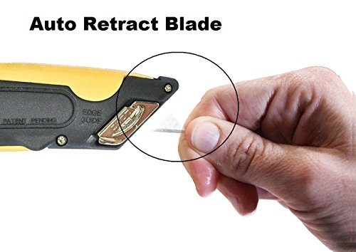 3 Pack Disposable Pocket Cutter 5 X Longer With Auto Retracting Blade And Trigger Activated #TOP2