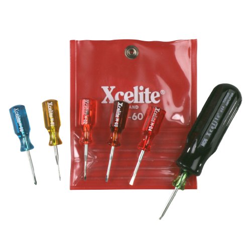 Xcelite M60 Mini-Driver Kit, With Vinyl Pouch,6-Piece