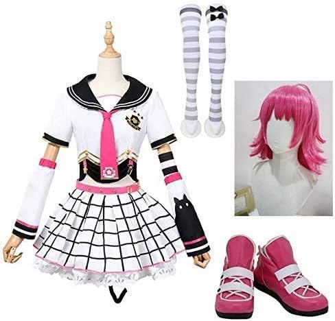 Amazon Opmch Cos フルセット 衣装 ウイッグ 靴 天王寺璃奈 てんのうじ りな 風 虹ヶ咲学園スクールアイドル同好会 ニジガク ラブライブ Lovelive コスプレ衣装 コスチューム 変身 仮装 ステージ服 舞台 ハロウィン クリスマス 男性 L コスプレ 仮装 通販