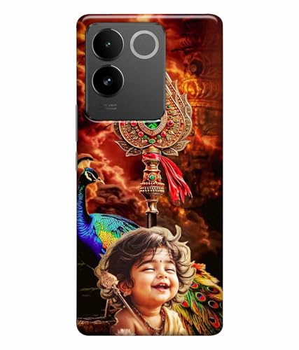 Image of Lord Murugan God Kartikeya Printed Hard Back Case Cover & Compatible for Vivo T2 Pro 5G | IQOO Z7 Pro 5G (Multicolor) - D1804