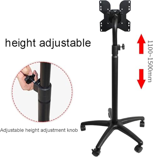 Soporte móvil ajustable para TV de 14-37 pulgadas miniatura 3