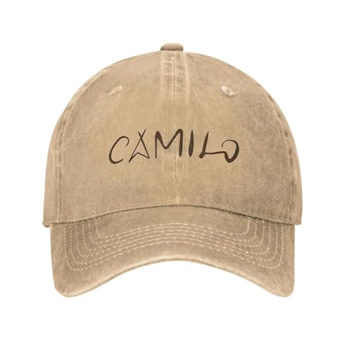 Chapeaux hip hop lavés Chanteur C-Camilo protégeant du soleil avec confort ajustable