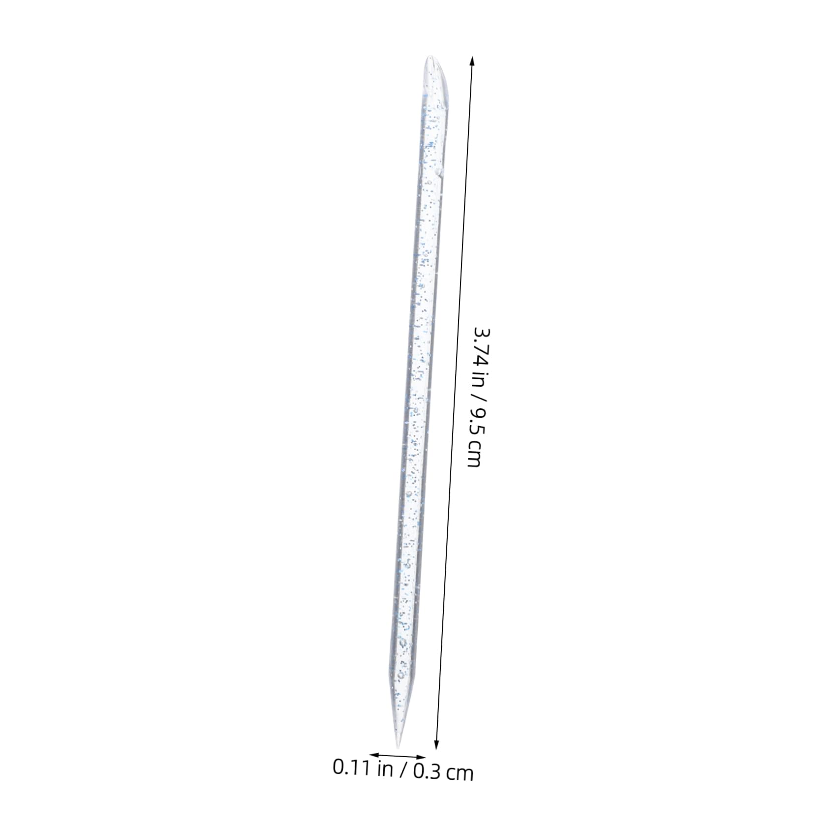 Gogogmee Reusable Plastic Cuticle Pusher for Dead Skin Removal Nail Cleaner Nail Art